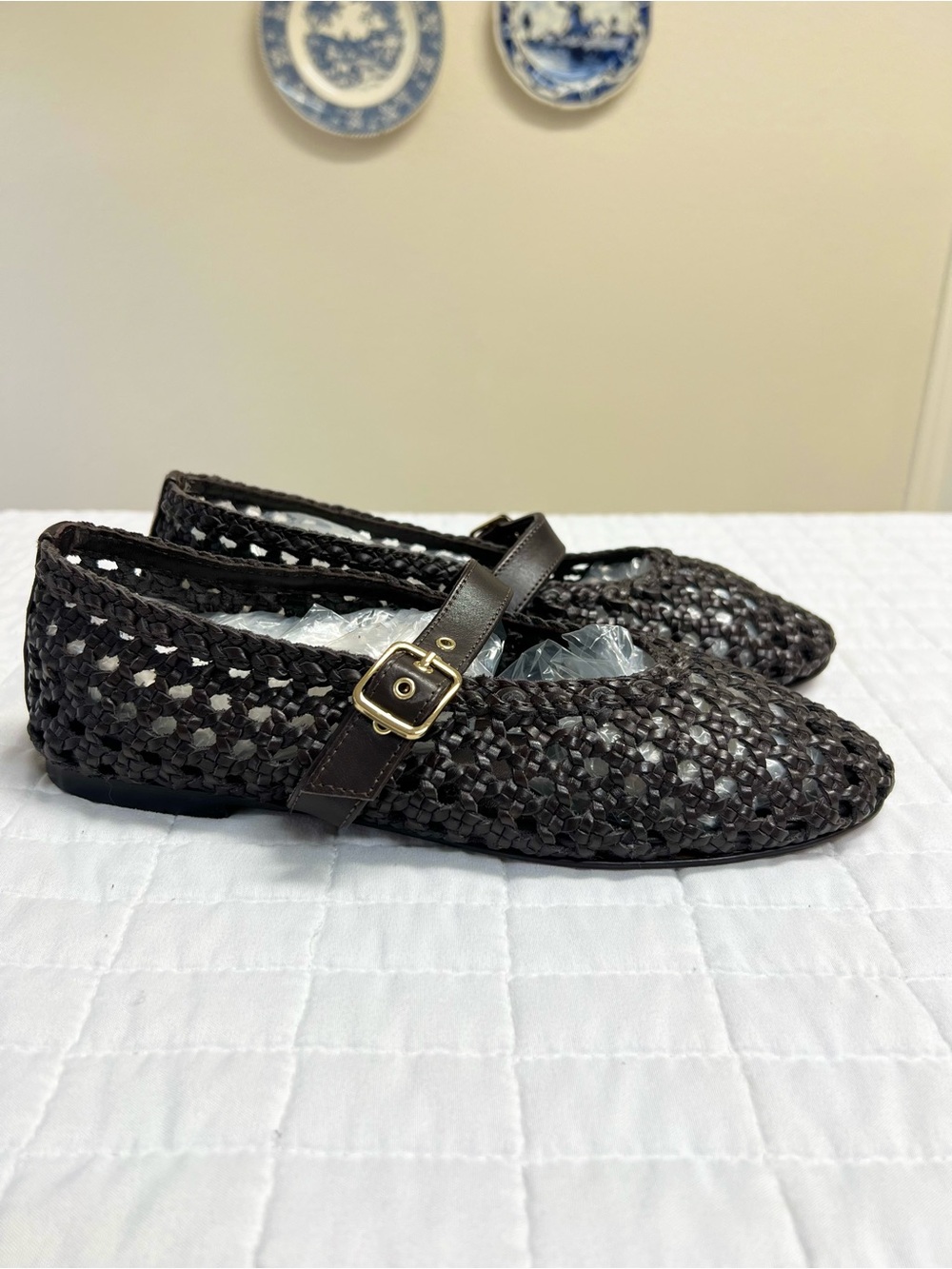 Madewell The Remy Mary Jane Flat in Dark Carob Size 8 NWOB - Picture 5 of 12